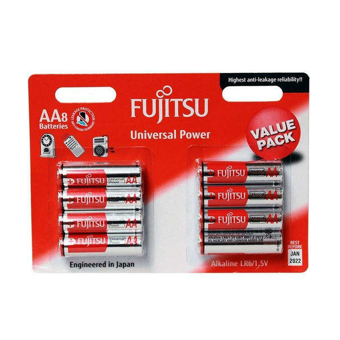 Fujitsu AA ALK Battery 8 Pack - BATT-FUJ-AA/8