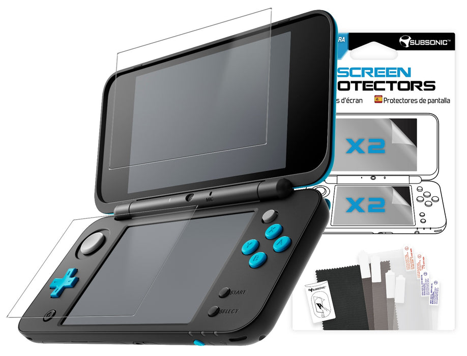 Subsonic Screen Protectors For New Nintendo 2DS / 3DS - 2 Sets - SUB-5424