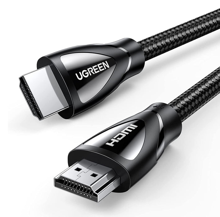 UGREEN 8K HDMI 2.1 120Hz Braided Cable - 2M - Black - UG-80403