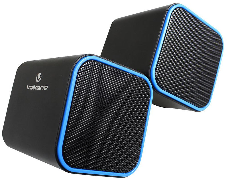 Volkano Diamond Series USB Speaker - Blue - VOLK-VB702/BLU