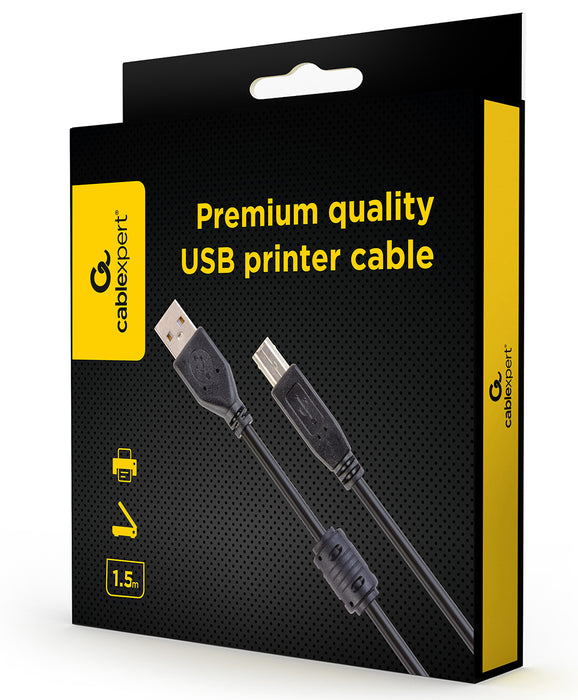 Cablexpert Premium USB 2.0 Printer Cable - CXB-PRINT/1.5