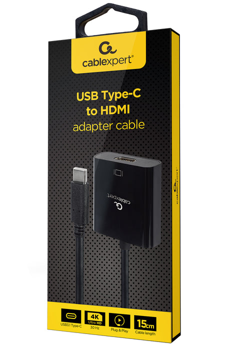 Cablexpert USB Type-C To HDMI Adapter Cable - 15cm - CXB-TC-HDMI/ADPTR