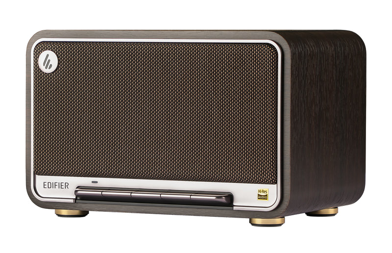 Edifier D32 Tabletop Bluetooth Hi-Res Speaker With Built In Battery - Black Walnut - CM-D32/BLKW