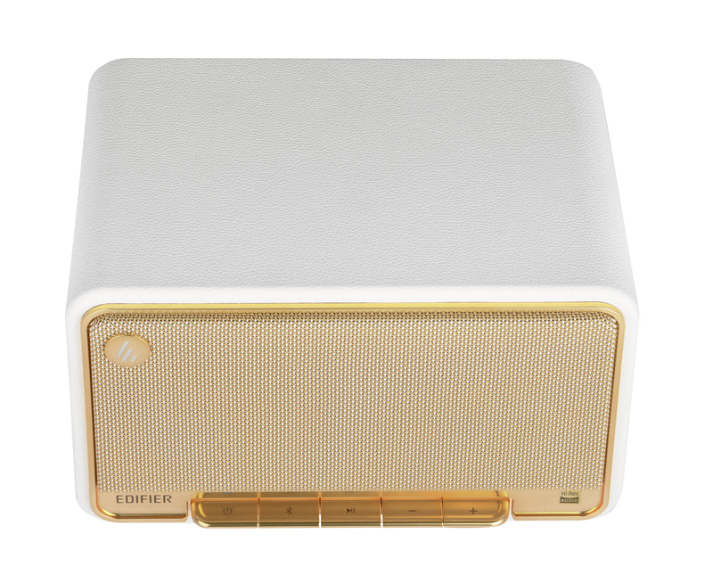 Edifier D32 Tabletop Bluetooth Hi-Res Speaker With Built In Battery - White - CM-D32/WHT