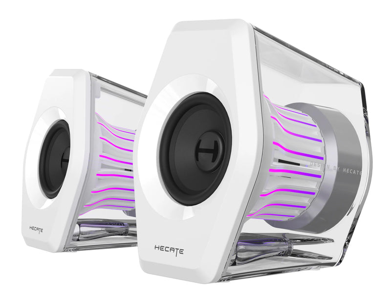 Edifier G2000 PRO 2.0 Bluetooth Gaming Speakers With RGB Lighting - White - CM-G2000PRO/WHT
