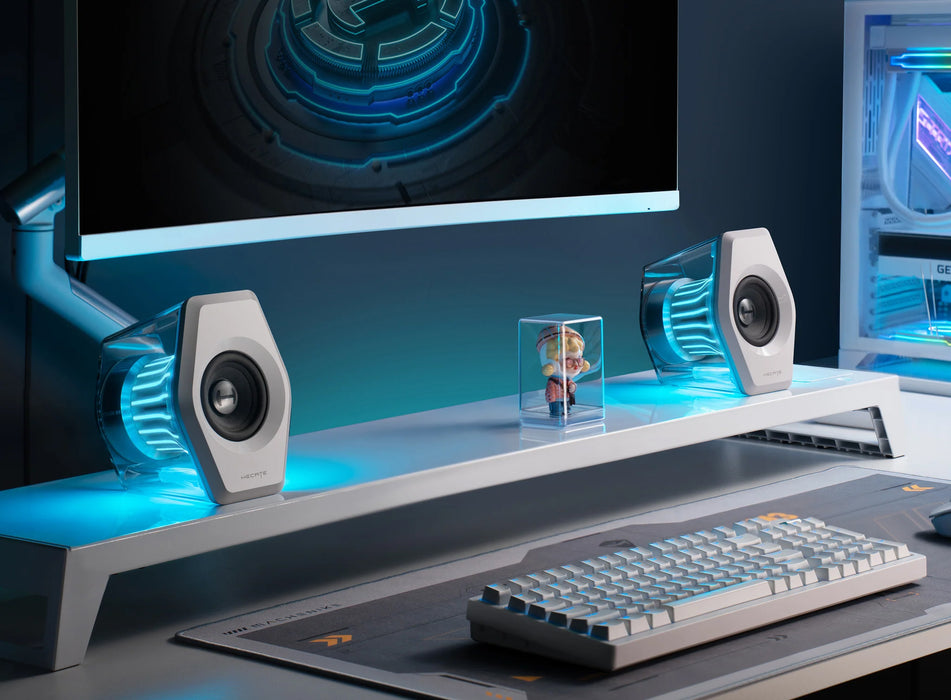 Edifier G2000 PRO 2.0 Bluetooth Gaming Speakers With RGB Lighting - White - CM-G2000PRO/WHT