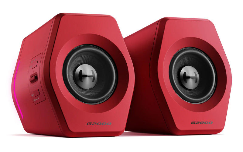 Edifier G2000 Bluetooth 2.0 Gaming Speakers With RGB Lighting - Red - CM-G2000/RED