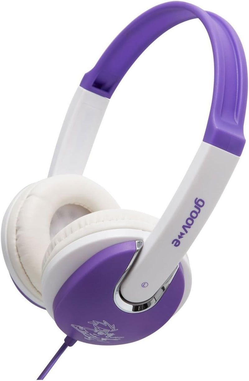 Groov-e 3.5mm Jack Kidz DJ Style Headphones - Violet - GV-590/VIOLET