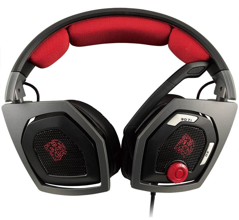 Thermaltake TT eSports Shock 3D 7.1 Gaming Headset - Black/Red - HS-THERM-3D