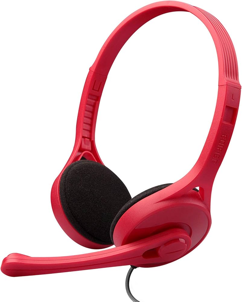 Edifier K550 PC / Laptop / Computer Headset With Microphone - Red - ED ...