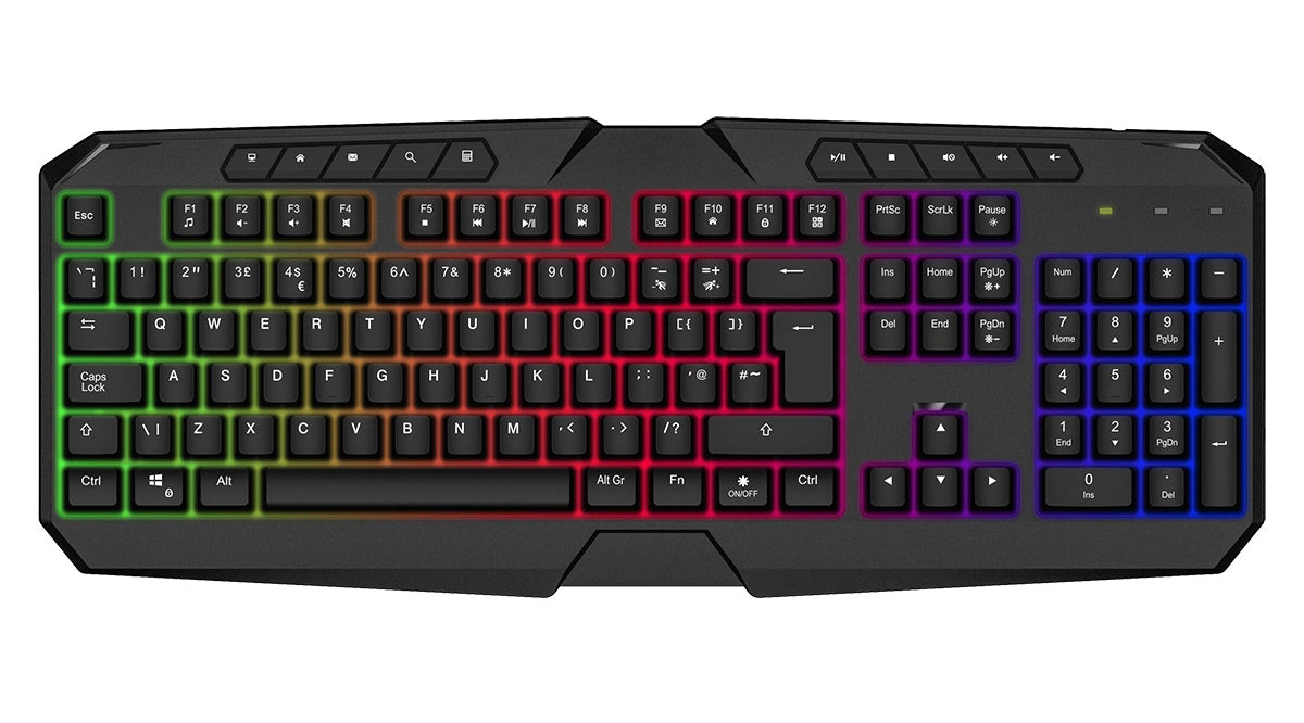 CIT Raptor 4-in-1 RGB Keyboard, Mouse, Headset & Mouse Mat - KB-GAM-RAP/COMBO