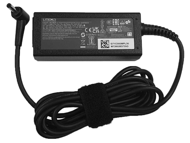 Original Liteon Laptop Power Adapter 45W 19V 2.37A 4.0 x 1.2 mm Tip - LPTP-ORG-LITEON/1