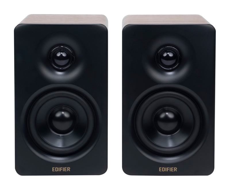 Edifier M60 2.0 Compact Desktop Hi-Res Bluetooth Speaker System - With Stands - Brown - CM-M60/BRN