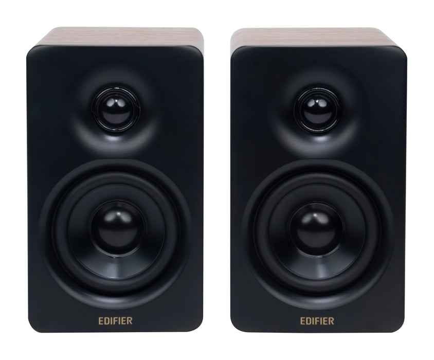Edifier M60 2.0 Compact Desktop Hi-Res Bluetooth Speaker System - With Stands - Brown - CM-M60/BRN