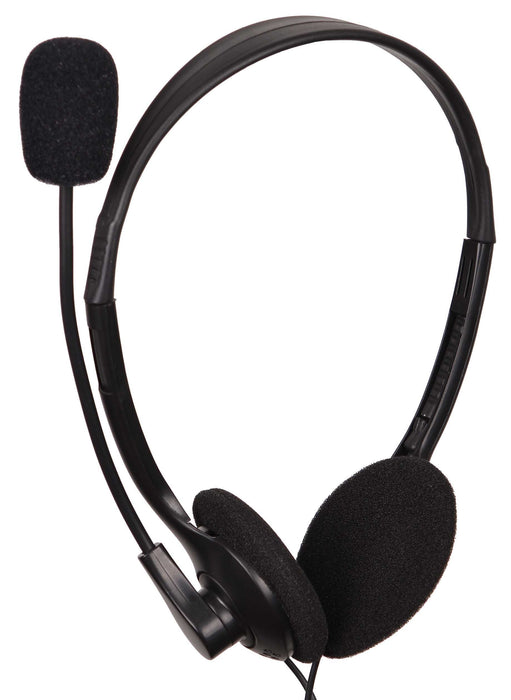 Gembird Stereo Headset With Mic & Volume Control - Black - HS-123/MIC
