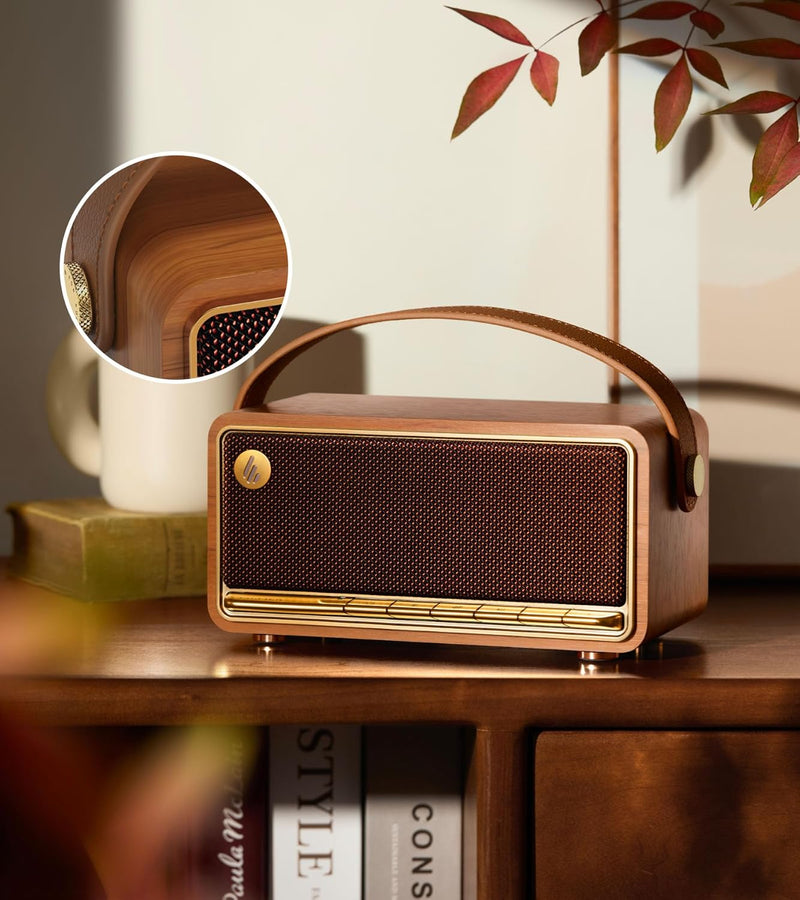 Edifier MP330 Retro Portable Bluetooth Speaker - Brown - RFB-MP330