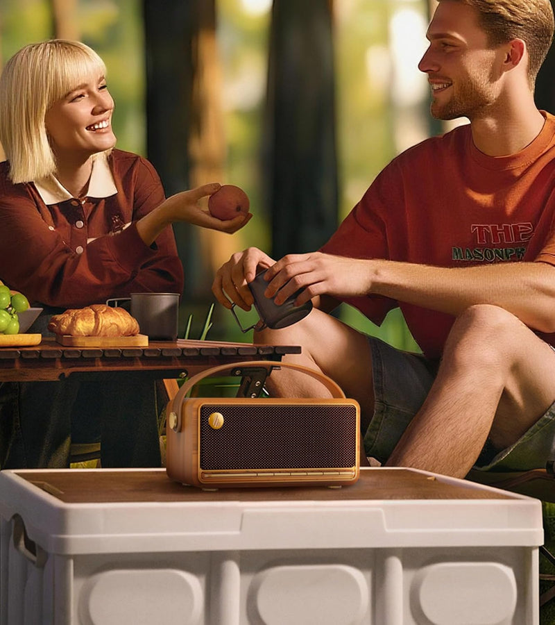 Edifier MP330 Retro Portable Bluetooth Speaker - Brown - RFB-MP330