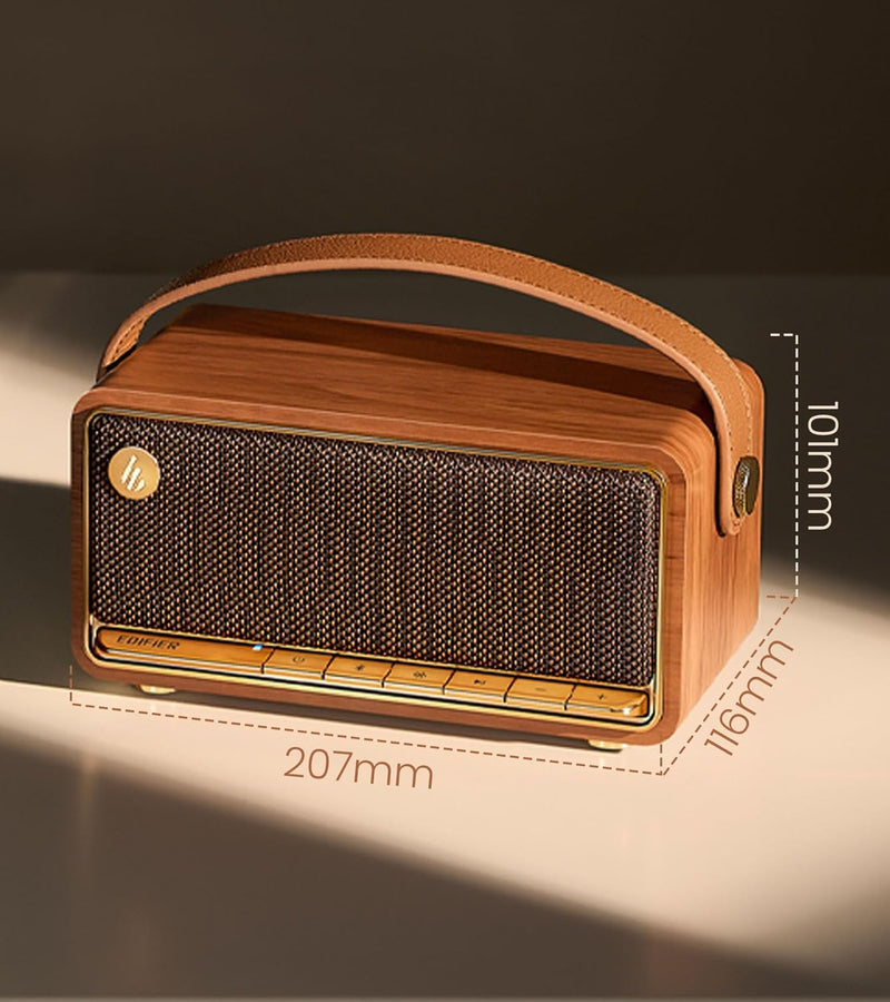 Edifier MP330 Retro Portable Bluetooth Speaker - Brown - RFB-MP330