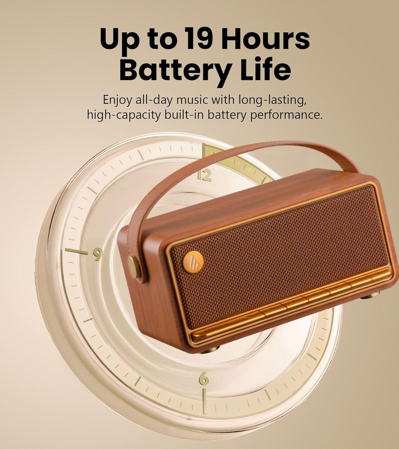 Edifier MP330 Retro Portable Bluetooth Speaker - Brown - RFB-MP330