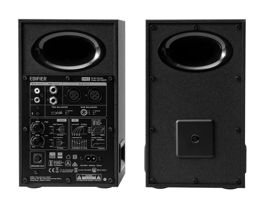Edifier MR5 Tri-amped Powered Studio Monitor Speakers - Black - CM-MR5/BLK
