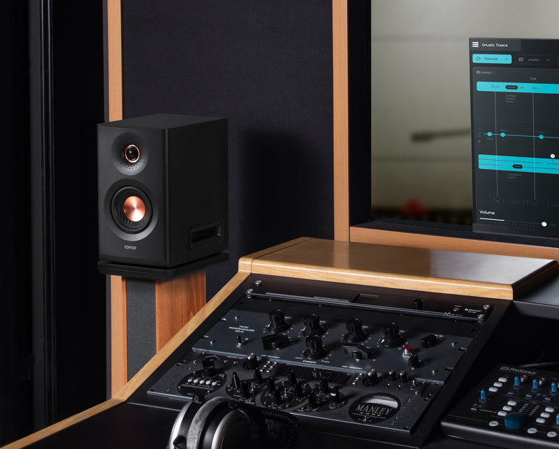 Edifier MR5 Tri-amped Powered Studio Monitor Speakers - Black - CM-MR5/BLK