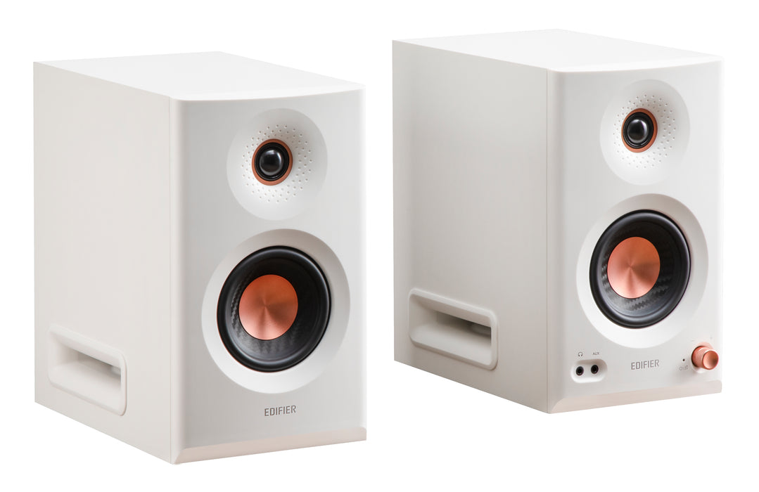 Edifier MR5 Tri-amped Powered Studio Monitor Speakers - White - CM-MR5/WHT