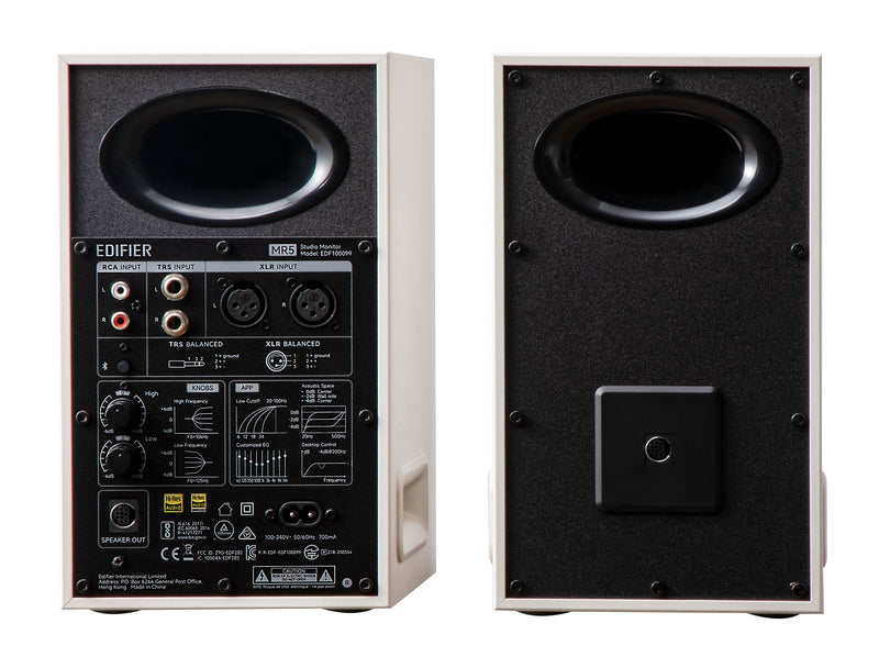 Edifier MR5 Tri-amped Powered Studio Monitor Speakers - White - CM-MR5/WHT