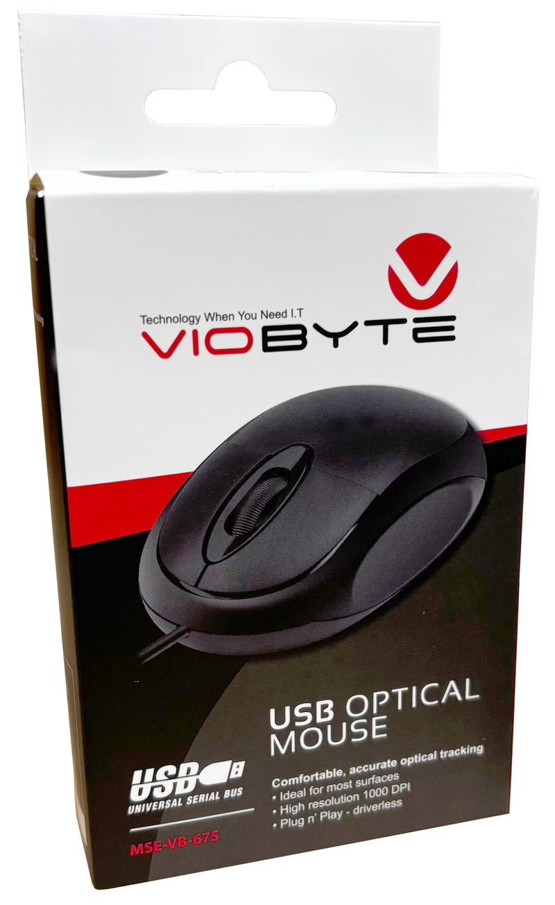 Viobyte Optical USB Wired Mini Mouse - MSE-VB-67S