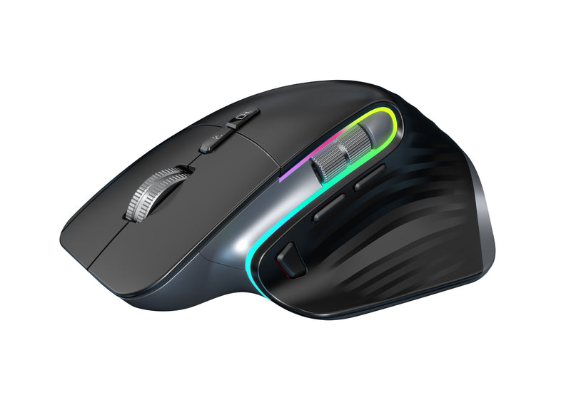 Gembird 9-Button Rechargeable Wireless RGB Gaming Mouse - MSE-RAGNAR