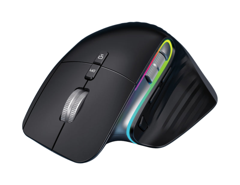 Gembird 9-Button Rechargeable Wireless RGB Gaming Mouse - MSE-RAGNAR