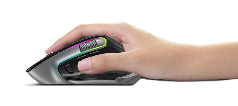 Gembird 9-Button Rechargeable Wireless RGB Gaming Mouse - MSE-RAGNAR