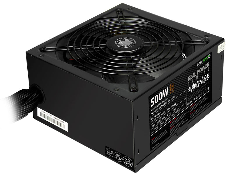 GameMax 500W RPG Rampage 80 Bronze PSU - PSU-AERO-500W/OEM