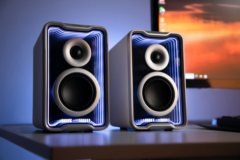 Edifier QR30 2.0 Active Desktop Bluetooth Speaker Set - White - CM-QR30/WHT