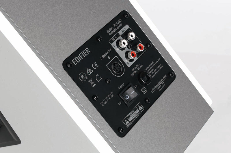 Edifier R1700BT Active 2.0 Bluetooth Bookshelf Speaker Set - White - CM-R1700BT/WHT