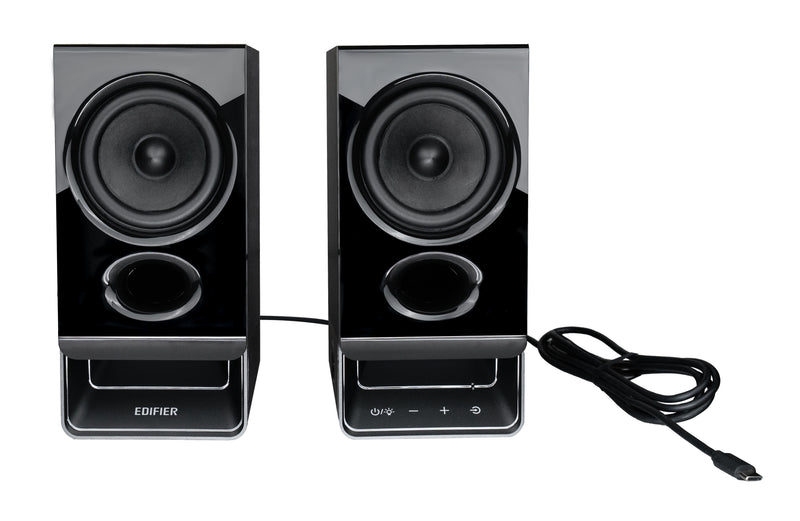 Edifier R20BT USB-C Powered 2.0 Bluetooth Multimedia Speaker Set - Black - CM-R20BT/BLK