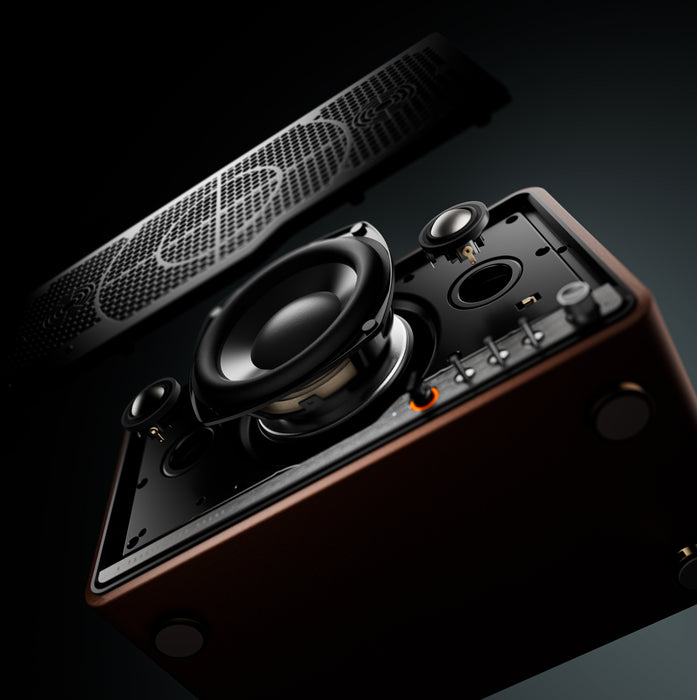 Edifier S300 Tabletop Bluetooth Hi-Res Airplay 2 Speaker - Black Walnut - CM-S300/BLKW