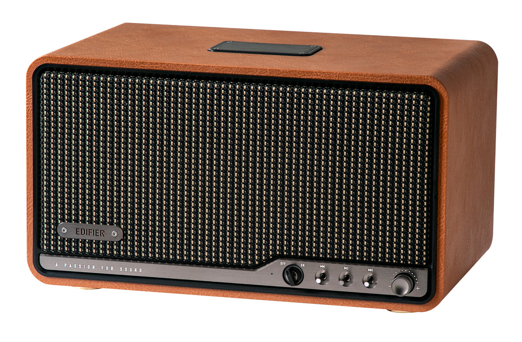 Edifier S300 Tabletop Bluetooth Hi-Res Airplay 2 Speaker - Brown - CM-S300/BRN