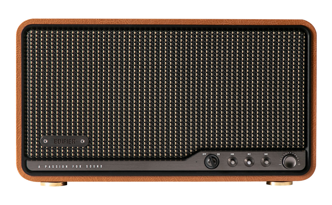 Edifier S300 Tabletop Bluetooth Hi-Res Airplay 2 Speaker - Brown - CM-S300/BRN