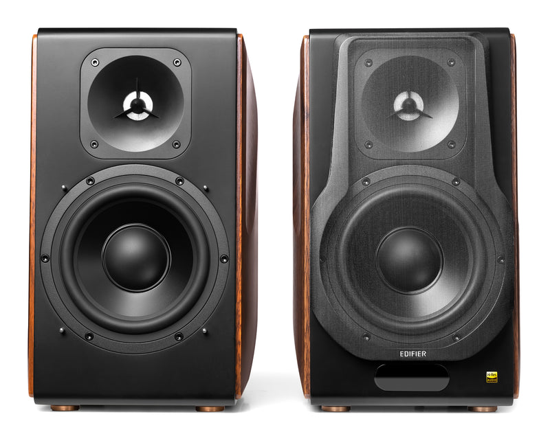 Edifier S3000MKII 2.0 Hi-Res Wireless Bluetooth Bookshelf Speaker Set - Brown - CM-S3000MKII