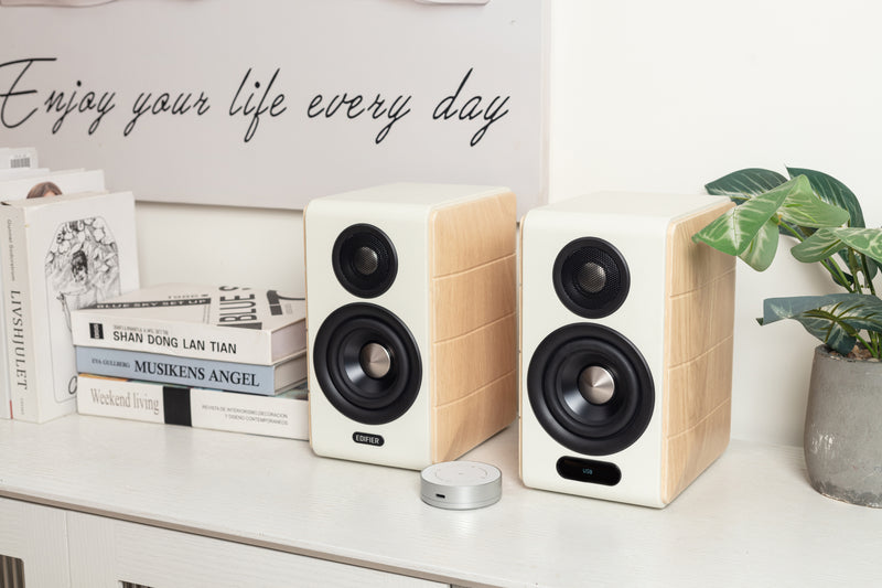 Edifier S880DB MKII Premium Hi-Res Active 2.0 Bluetooth Bookshelf Speakers - White - CM-S880DB/MKII