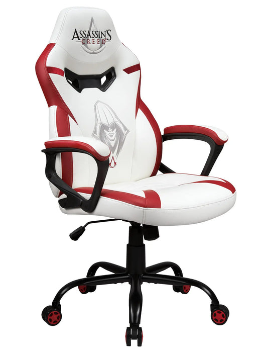 Subsonic Officially Licensed Assassin Creed Junior E-Sports Gaming Chair - White/Red - SUB-5573/AC