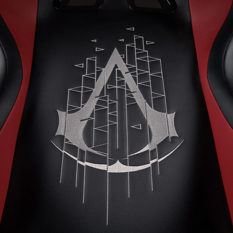 Subsonic Officially Licensed Assassin's Creed Adult E-Sports Gaming Chair - Black/Red - SUB-5609/AC
