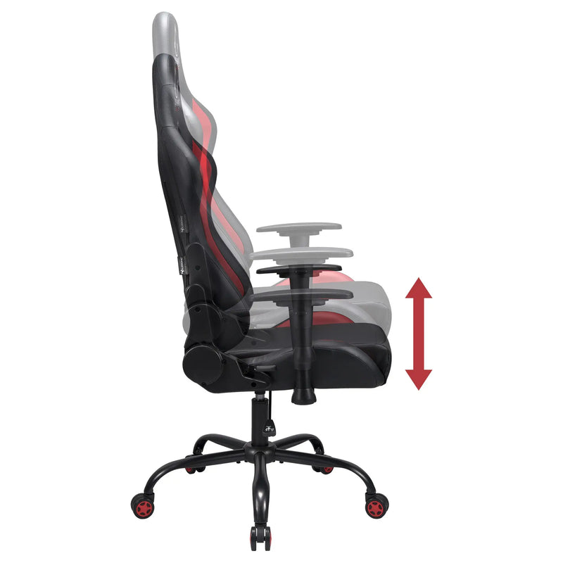 Subsonic Officially Licensed Assassin's Creed Adult E-Sports Gaming Chair - Black/Red - SUB-5609/AC