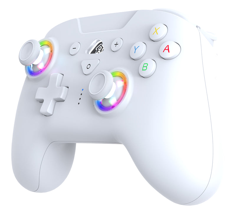 Subsonic Bluetooth Wireless LED Controller For Nintendo Switch OLED / Lite - White - SUB-5633/WHT