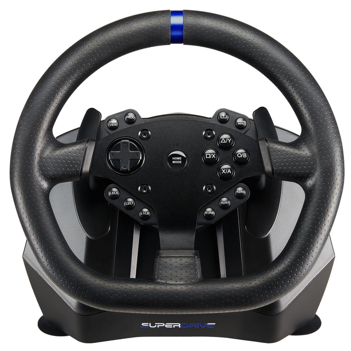 Subsonic SV 950 Universal Gaming Steering Wheel with Vibration & Pedals For Xbox Series X/S, Xbox One, PS4 & PC - SUB-5640