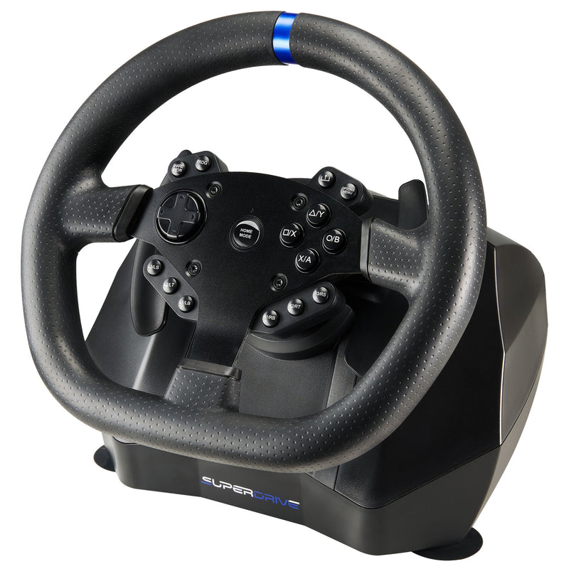 Subsonic SV 950 Universal Gaming Steering Wheel with Vibration & Pedals For Xbox Series X/S, Xbox One, PS4 & PC - SUB-5640