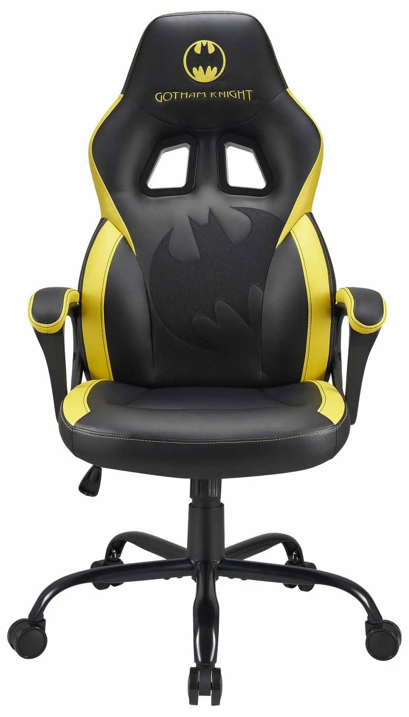 Subsonic Officially Licensed Batman Adult E-Sports Gaming Chair - Black/Yellow - SUB-5642/BAT