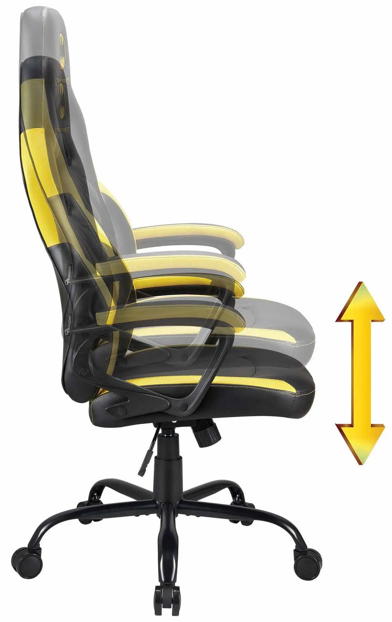 Subsonic Officially Licensed Batman Adult E-Sports Gaming Chair - Black/Yellow - SUB-5642/BAT