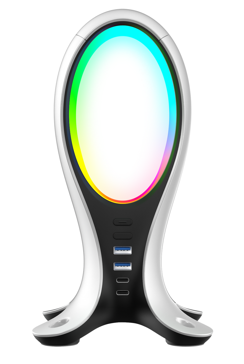 Subsonic Electra 4 In 1 RGB LED Headset Stand With USB Hub - SUB-5682