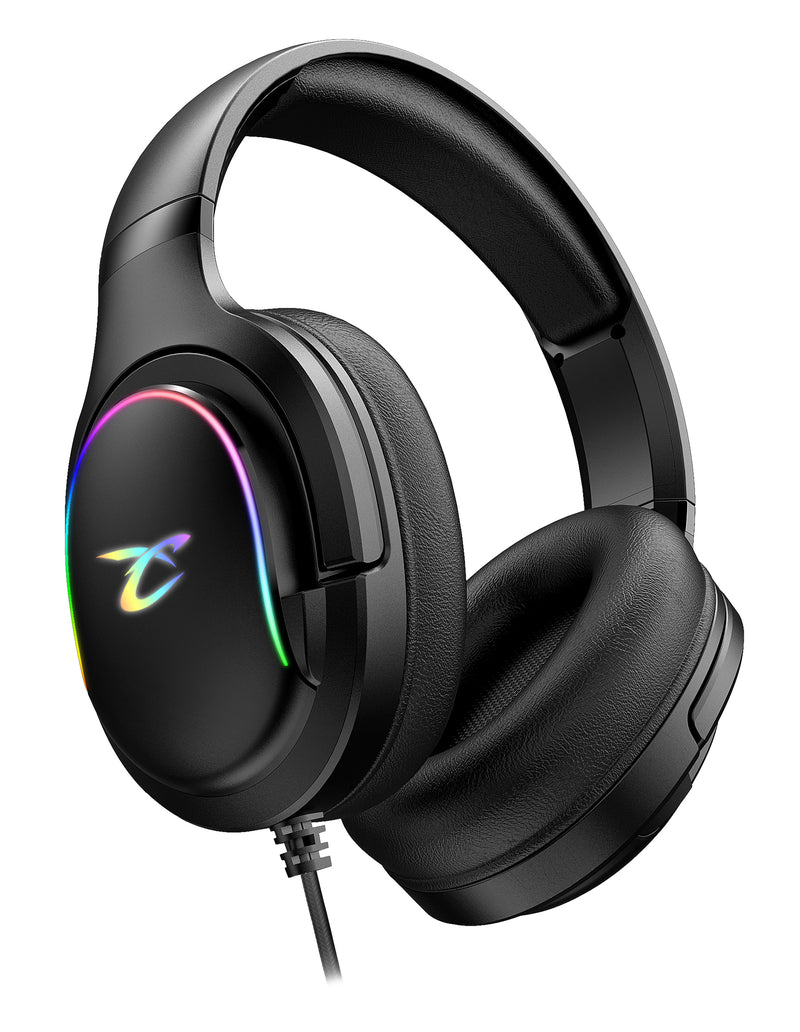 Subsonic Spectra LED Gaming Headset With Microphone Xbox Series X/S, PC & PS5 - Black - SUB-5684